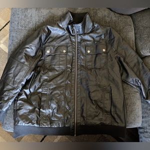Men’s 2x Fake Leather Jacket